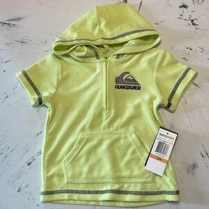 NEW Quicksilver 12 mo Swim Cover Up Shirt.